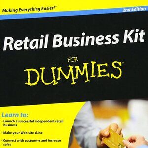 Retail Business Kit For Dummies - Rick Segel - USED/Mint Condition